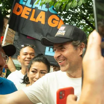 Federico 'Fico' Gutiérrez, candidato a la Alcaldía de Medellín y quien ganaría las elecciones, según la reciente encuesta Invamer