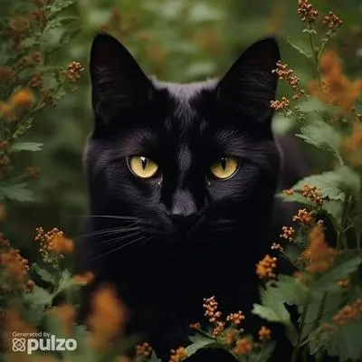 Este es el significado de tener un gato negro en casa; no trae mala suerte ni ruina.