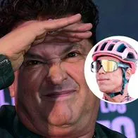 Fotos de Carlos Vives y de Rigoberto Urán, en nota de que el cantante contó engorroso e íntimo lío con cuerpo en evento del ciclista.
