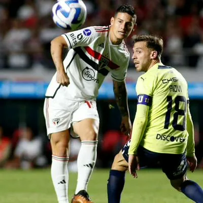 James Rodríguez salió de la banca y ayudó a Sao Paulo en Sudamericana con gran asistencia