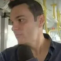 Foto de Juan Diego Alvira, en nota de que el periodista en Transmilenio dijo que lo manosearon y contó cómo pasó todo.