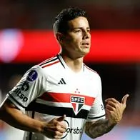 James Rodríguez erró penal hoy con Sao Paulo en Sudamericana y habló del fallo