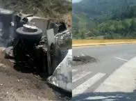 ¡Atención! Siniestro vial en sentido Ibagué- Calarcá: transportador se habría quedado sin frenos 