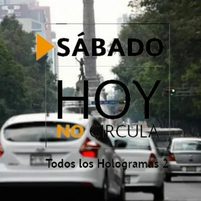 Programa 'Hoy no circula' inicia a las 5:00 y termina a las 22:00 en Cdmx y Edomex.