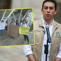 A Registrador lo esperaron en el aeropuerto de Yopal para estamparle petición por elecciones.