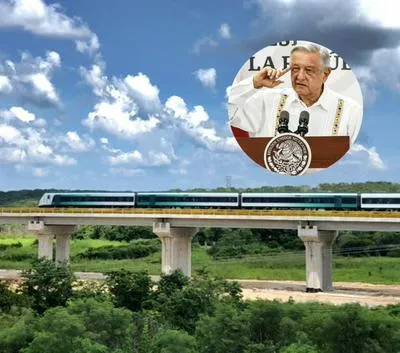 Así fue el primer recorrido de AMLO en el Tren Maya