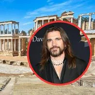 Juanes, quien tenía programado un concierto en el Teatro Romano de Mérida (España), lo tuvo que cancelar por las fuertes lluvias