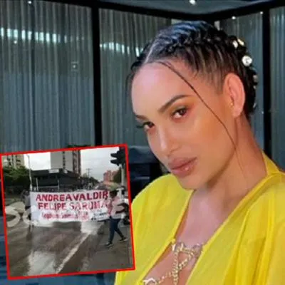 Joven busca a Andrea Valdiri con desesperada petición; frenó tráfico con cartel.