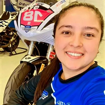 Lady Díaz, piloto de motociclismo colombiana que falleció en un accidente cuando competía en una carrera llevada a cabo en el autódromo de Tocancipá