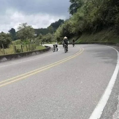 Ciclistas murieron de un infarto en travesía a Alto de Letras, Herveo (Tolima)