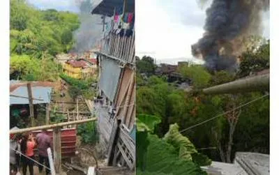 8 viviendas informales destruidas por incendio, 4 parcialmente