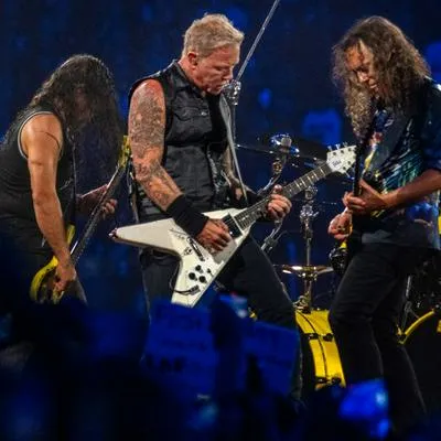 Metallica encontró en pleno concierto a una perra que se había perdido