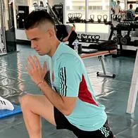 El delantero Rafael Santos Borré dejó duda en la Selección Colombia por juego ante Venezuela, en lo que será el debut de las Eliminatorias al Mundial 2026.