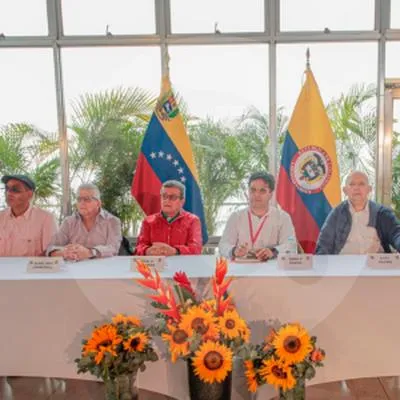 Mesa de negociación entre el Eln y el Gobierno Nacional, que ya finalizó su cuarto ciclo.