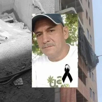 Obrero fallecido en la Samaria, Ibagué, por accidente en el que habría fallado su arnés y cayó de 14 pisos. 