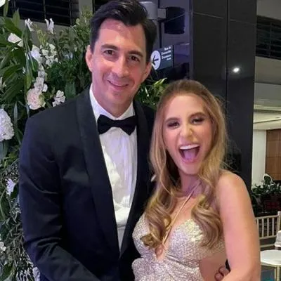 Marcela García y Sergio Chams anunciaron el nacimiento de su hija.