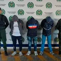 Capturan integrantes de ‘Los Azulejos’, banda dedicada a la extorsión en Dosquebradas
