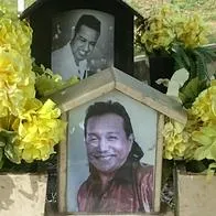 Número en tumba de Diomedes Díaz que no está visible y con el que muchos ganan la lotería