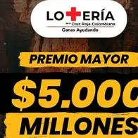 Lotería Cruz Roja resultado último sorteo hoy 5 de septiembre de 2023