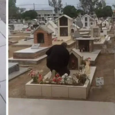 En TikTok se viralizó la historia de un hombre que visita la tumba de su novia, que falleció hace 5 años. Dicen que es el verdadero amor.