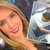Mónica Rodríguez, que estalla en ira con hombre que golpeó a perro en ascensor.
