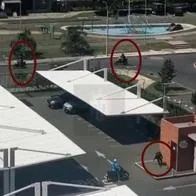 En Cali hubo balacera entre ladrones, ciudadanos y vigilantes por robar una cadena de oro.