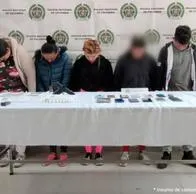 Cinco integrantes del 'Tren de Aragua' encarcelados por extorsionar comerciantes.