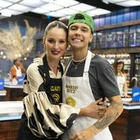 Claudia Bahamóny y Mario Ruiz, en 'Masterchef', en nota sobre que él tiene hermanos de 50 años