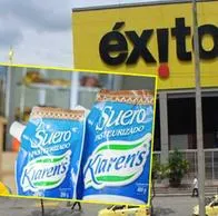 Por qué vinculan suero Klaren's, famoso por su precio en Éxito y supermercados, a un aviador.