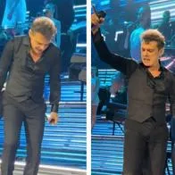 [Video] Luis Miguel quedó atónito con prenda que le lanzó fanática en concierto