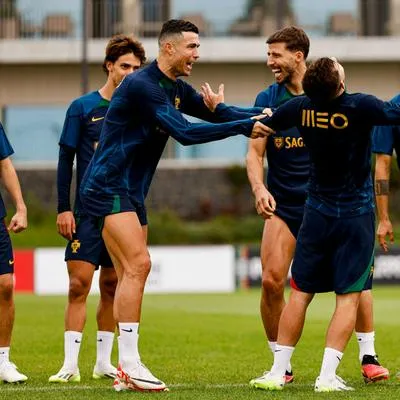 Cristiano Ronaldo con la Selección Portugal.