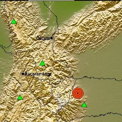 Tres temblores se sintieron con fuerza en Colombia hoy jueves 7 de septiembre. El primero fue en Boyacá, el segundo en Santander y el último en Arauca. 