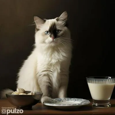 Esto es lo que pasa con su gato cuando le da leche.