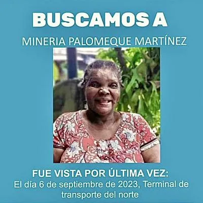Adulta mayor que sufre de demencia desapareció el 6 de septiembre en la Terminal de Transportes de Medellín. Familiares piden ayuda para encontrarla.