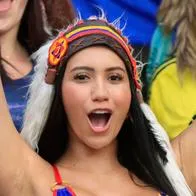 Osada hincha puso el pecho en el Metropolitano y se robó ‘show’ en Colombia vs. Venezuela