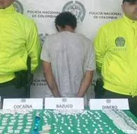 Capturado en flagrancia por tráfico de estupefacientes en Quimbaya.