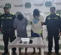 Dos hombres capturados por hurtar un celular en sector turístico de Cartagena