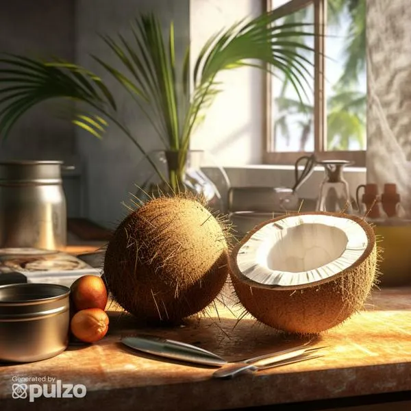 Esta es la manera ideal para abrir un coco en casa.