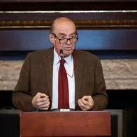Álvaro Leyva, canciller de Colombia, quien culpó a los países consumidores de drogas de los males en Colombia,