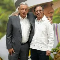 Los presidentes de México y Colombia, Andrés Manuel López Obrador y Gustavo Petro.