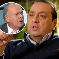 Fotos de Iván Mejía y de Jorge Alfredo Vargas, en nota de que el presentador de Noticias Caracol, expuso al vallecaucano por momento clave.