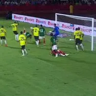 Partido amistoso Colombia vs. México Sub-23: pase de escorpión tipo Higuita 