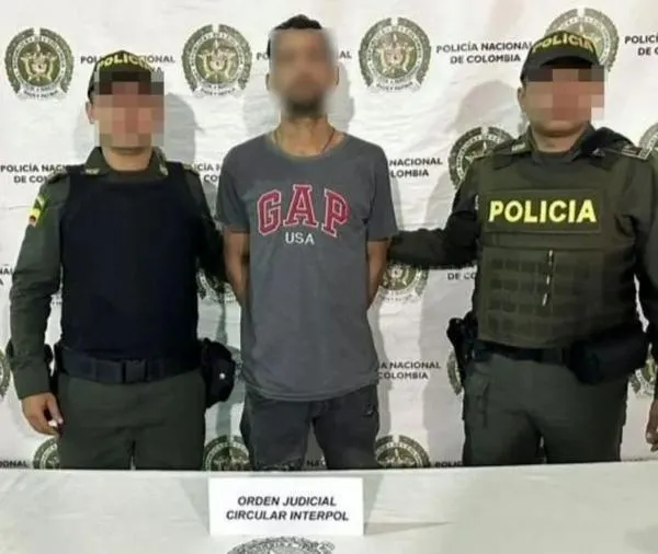 Capturaron en Colombia bandido que era buscado por la Interpol