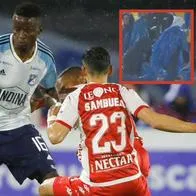 Montada a hinchas de Millonarios que abandonaron por derrota con Santa Fe: "No vuelvan"