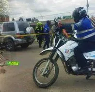 El agente regulador de tránsito fue herido de gravedad con arma de fuego luego de requerir a un motociclista.