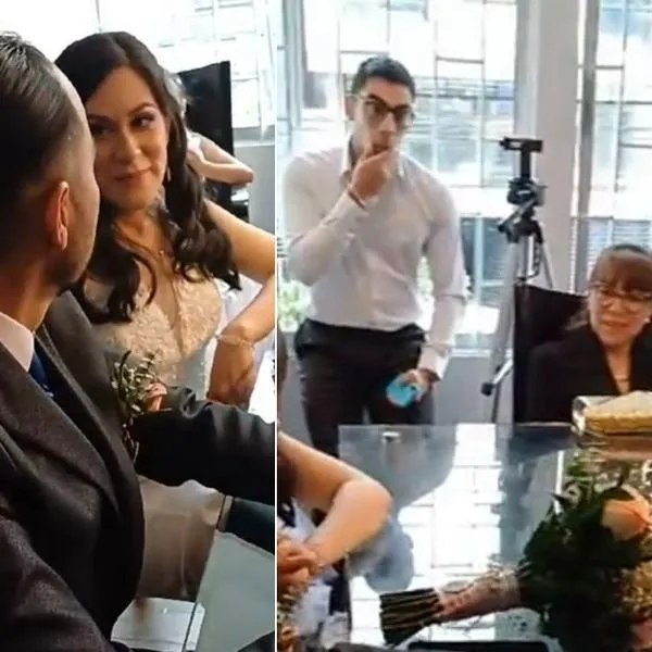 Mujer se arrepintió de casarse al último segundo y reacción de invitados fue sorpresiva: video es viral en Colombia.