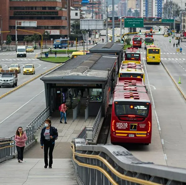Imagen del primer día sin carro y sin moto del 2023 en Bogotá.