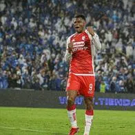 Yeison Moreno, de Independiente Santa Fe, se refirió a la actitud del equipo luego de los expulsados de Millonarios.