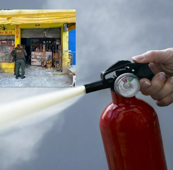 Menor trató de prenderle fuego a local que vende extintores; le apagaron las intenciones.