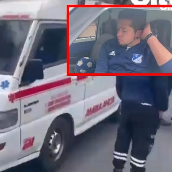 Sorprenden a conductor borracho en Bogotá manejando ambulancia y le imponen costosa multa.